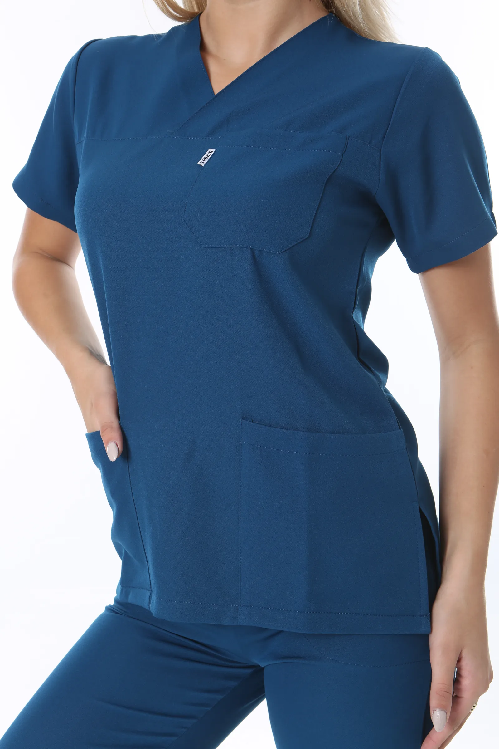 Scrubtop — marineblauw — MD-2230-NVY