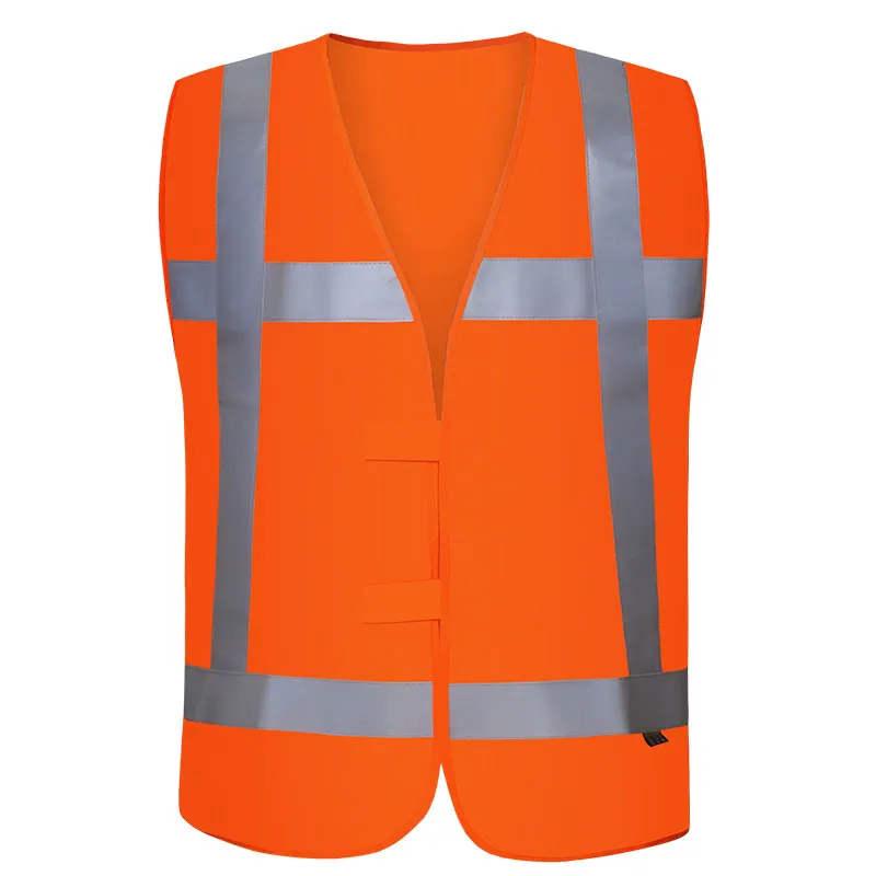 Hi-vis-vest met fluorescerende bies — WW-1012