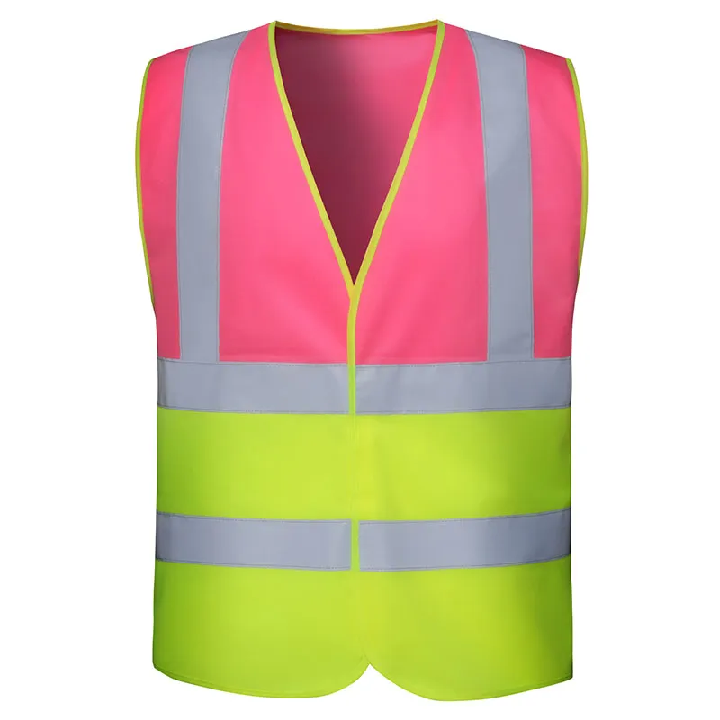 Warnweste mit vier Reflexstreifen — workwear reference WW-1015, view 1