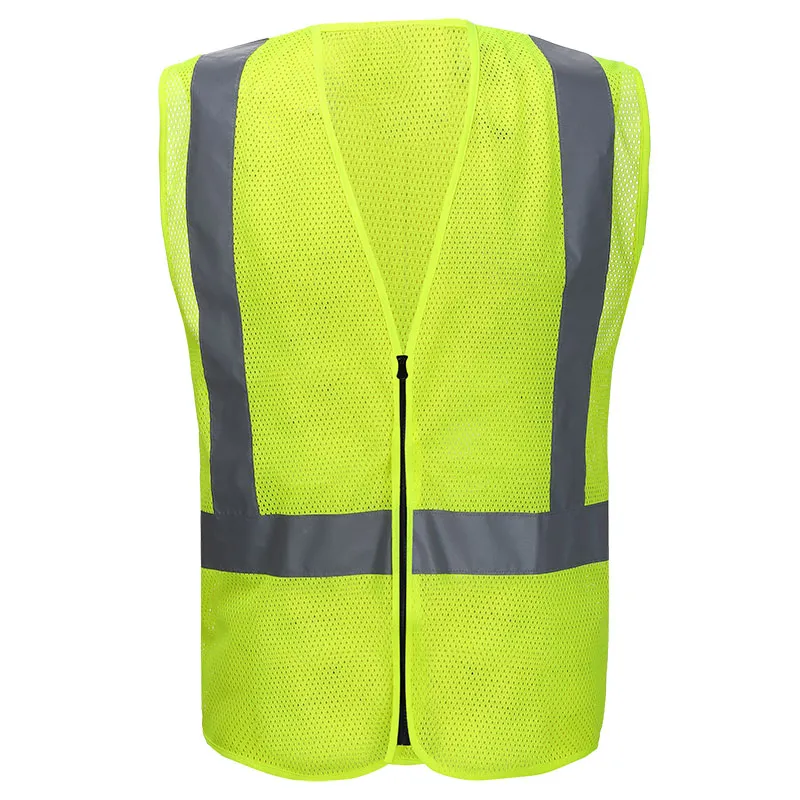 Mesh Safety Vest, No Pockets — workwear reference WW-1028, view 1