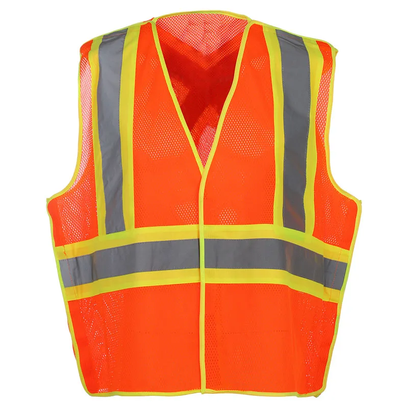 Orange Mesh Surveyor Vest — workwear reference WW-1061, view 1