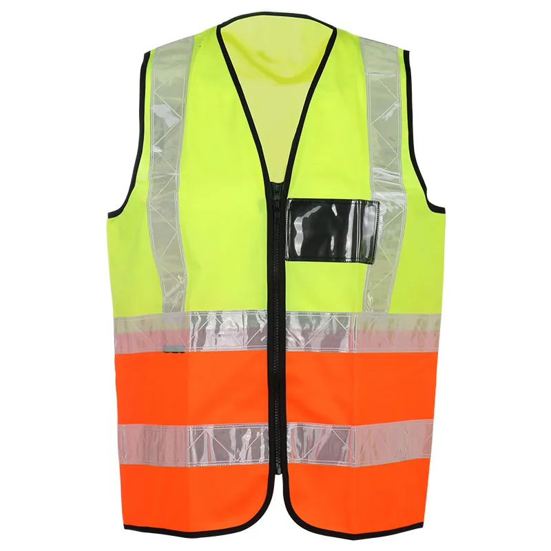 Two-Tone Traffic Safety Vest — workwear reference WW-1073, view 1