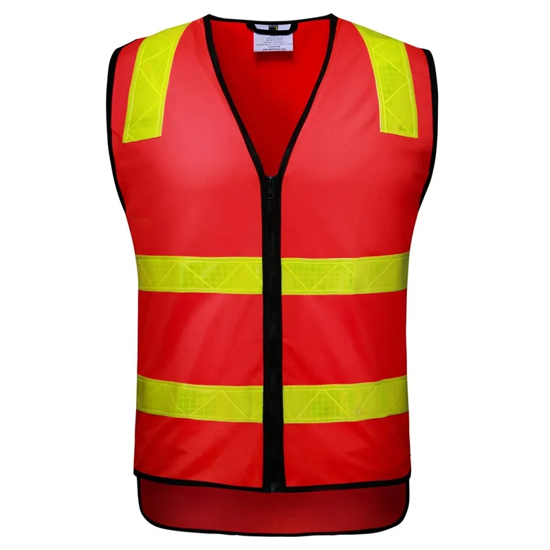 Rood reflecterend werkhesje — WW-1079