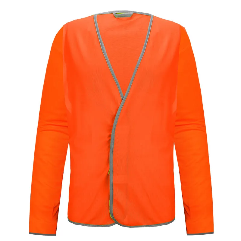 Hi-Vis Long-Sleeve Jacket — workwear reference WW-1080, view 1