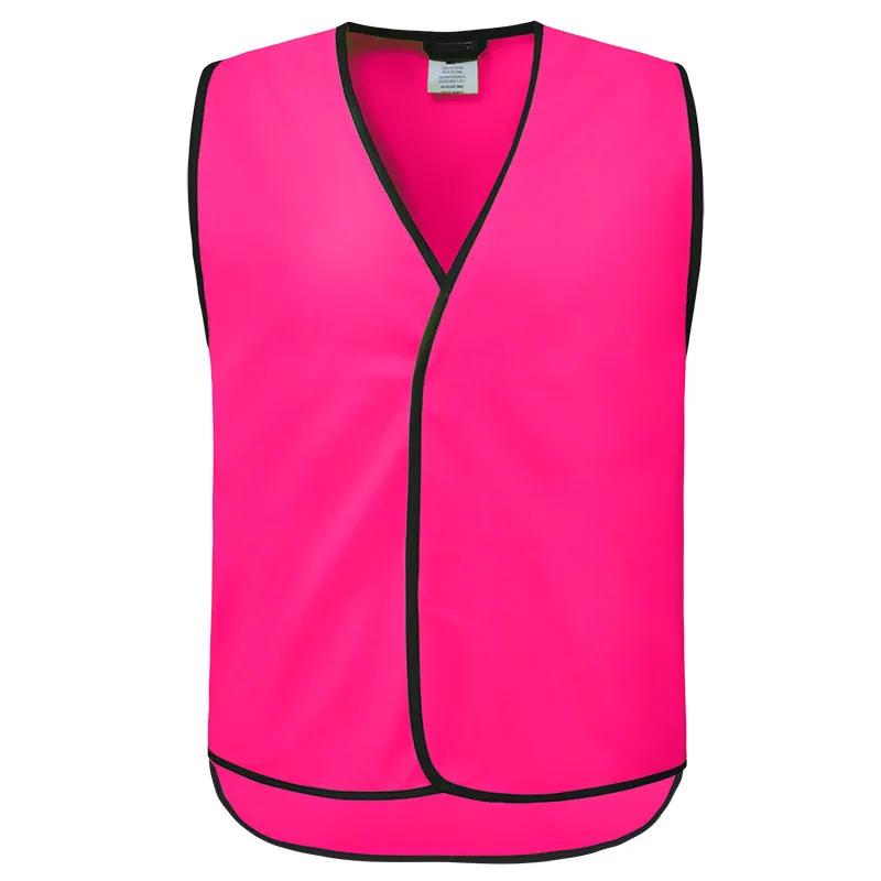 Fluoreszierend pinke Warnweste — workwear reference WW-1084, view 1