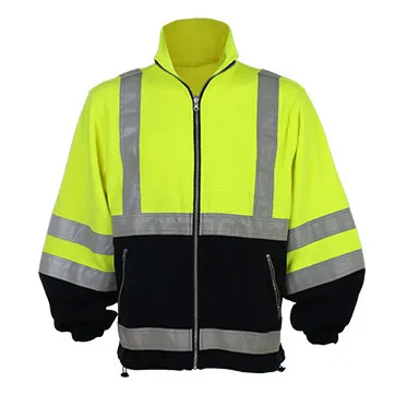 Chaqueta de alta visibilidad bicolor con cremallera — WW-1130