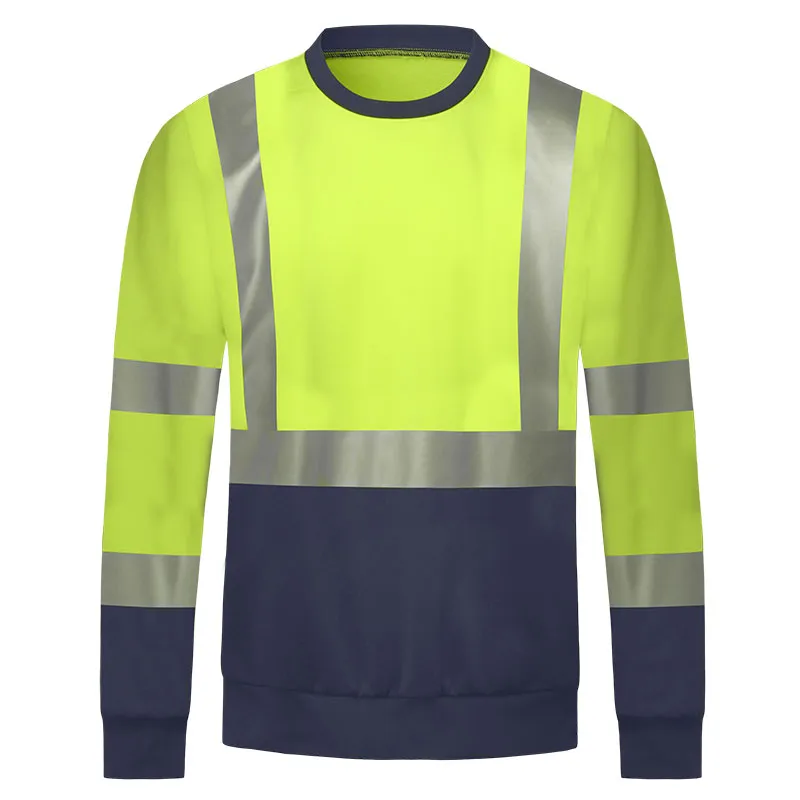 Sudadera de alta visibilidad con bloques de color amarillo/azul — WW-1138