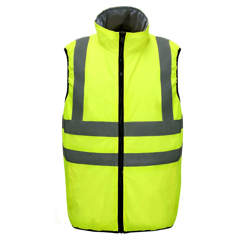 Multi-Pocket Hi-Vis Zip Vest — WW-1143