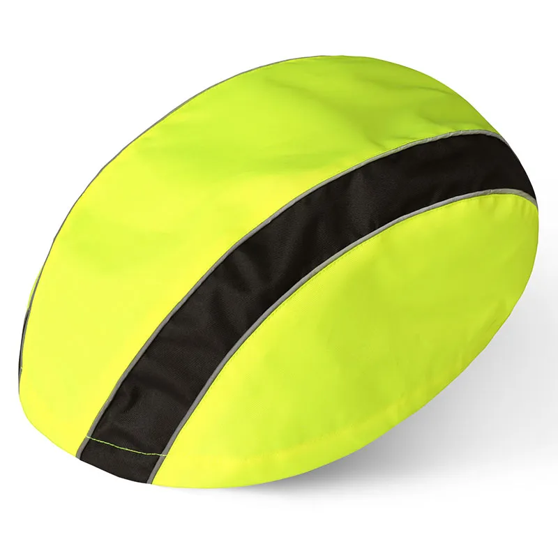 Hi-Vis Helmet Cover, Black Stripe — WW-1197