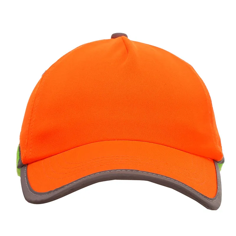 Two-Tone Orange and Lime Cap — workwear reference WW-1223, view 1