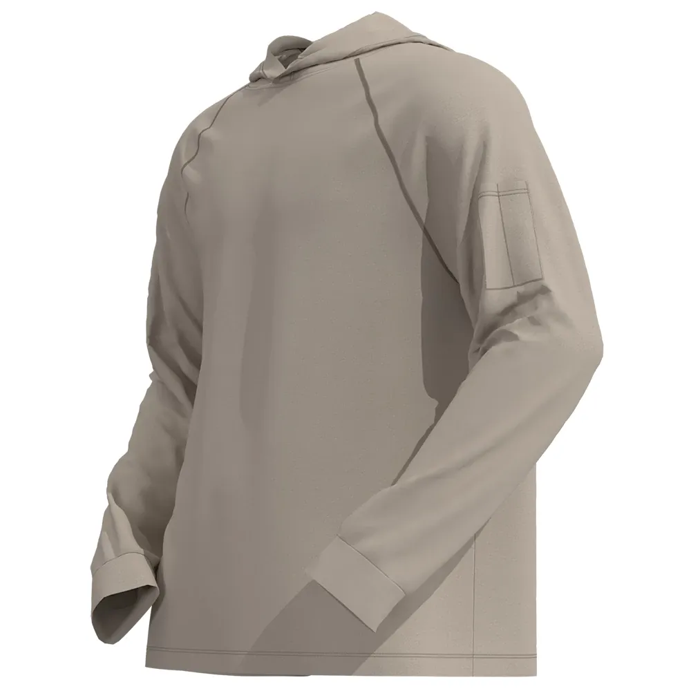 Flammhemmendes Langarm-T-Shirt mit Kapuze — WW-1249