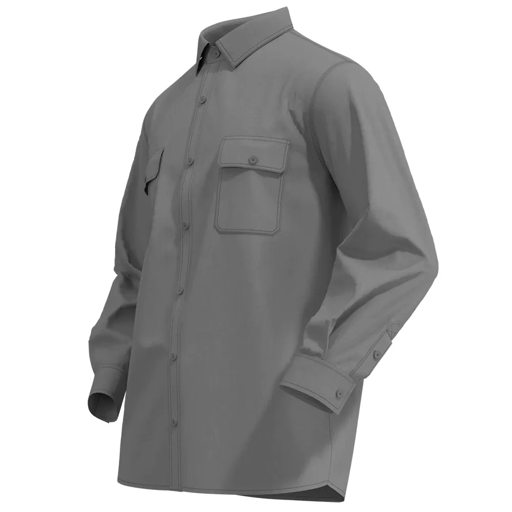Flammhemmendes Baumwoll-Nylon-Arbeitshemd — WW-1257