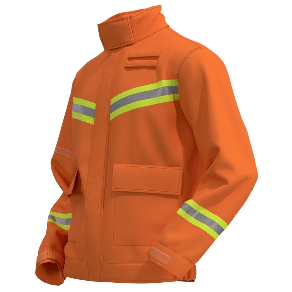 Reflektierender flammhemmender Stretch-Köper-Overall — WW-1265