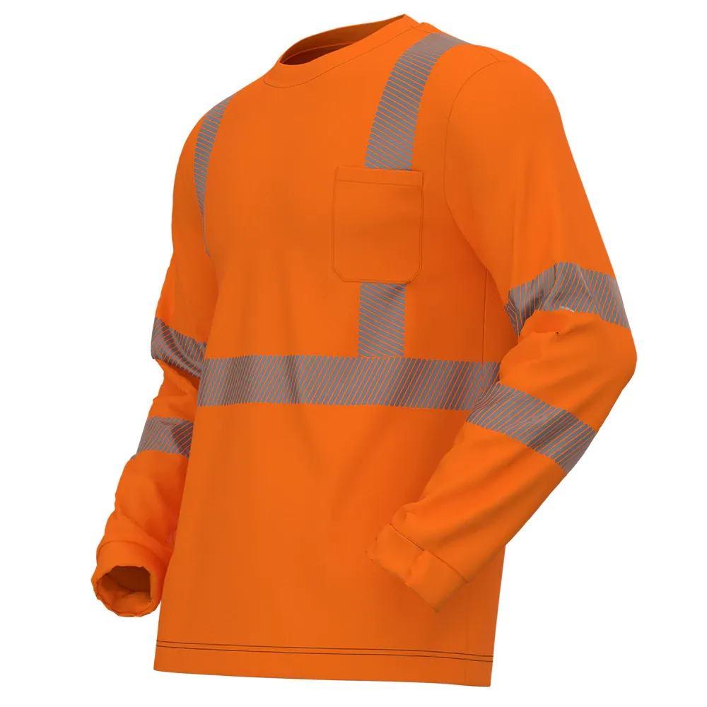 Flammhemmendes Langarm-Rundhals-T-Shirt, 6 oz — WW-1266
