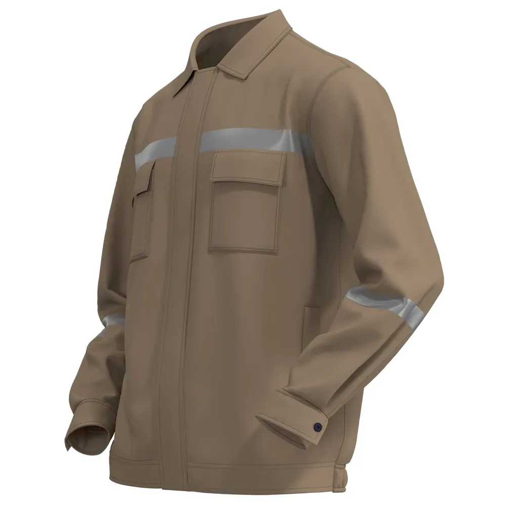 Reflektierender flammhemmender Köper-Overall — WW-1273
